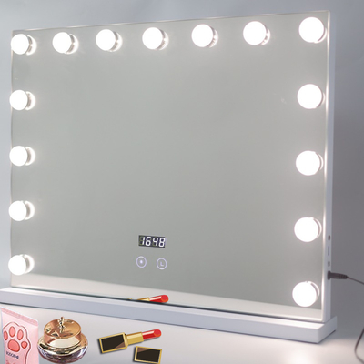 맞춤형 집 장식 패션 디자인 스타일 크롬 LED 메이크업 빛 램프 거울과 함께 바니티