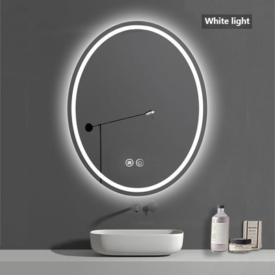현대 디자인 바티 오발형 큰 둥근 욕실 뒷등등 스마트 LED 조명