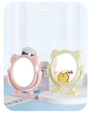 패션 벽 거울 작은 메이크업 집 장식 여행 화장품 작은 집 바닥 휴대 테이블 거울