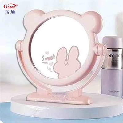 현대 콤팩트 바니티 테이블 메이크업 미러 귀여운 디자인과 유리 재료 100 pcs