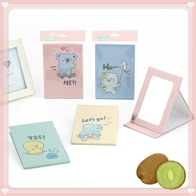 엑스트라 로고 바니티 여행 화장품 심장 모양 메이크업 거울