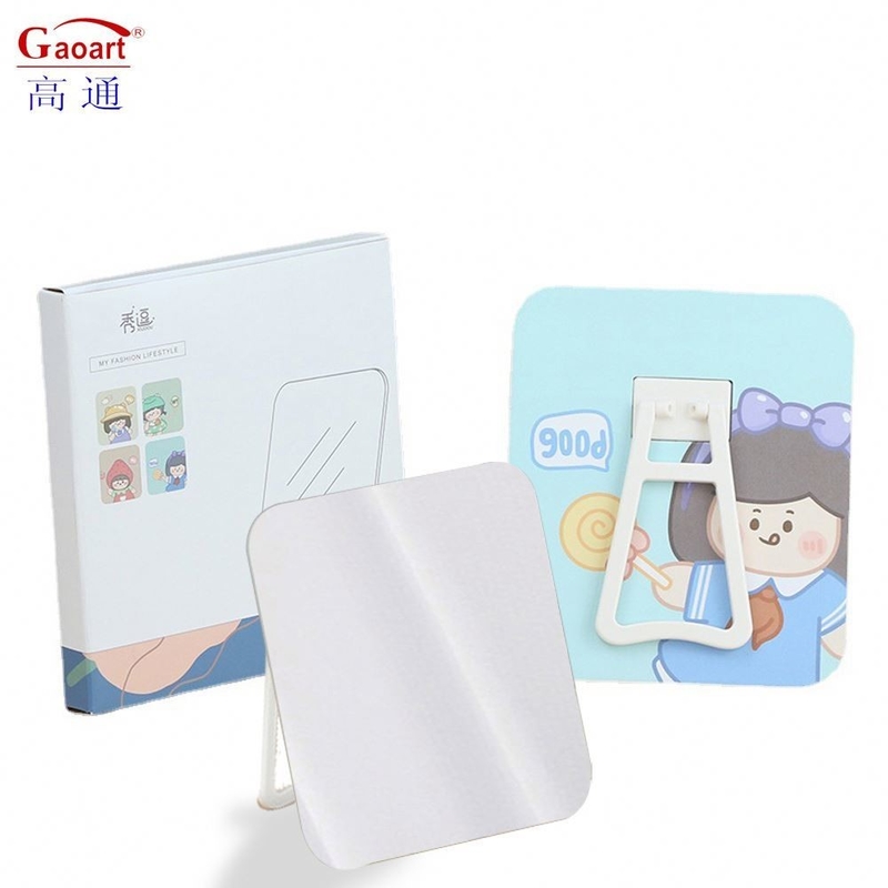 일상 디자인 주머니 조정 가능한 미니 화장품 테이블 사용자 정의 둥근 메이크업 거울